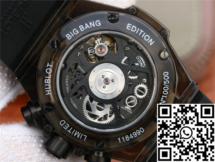 Hublot Big Bang 411.JX.4802.RT Black Case Black Strap Snug 1793