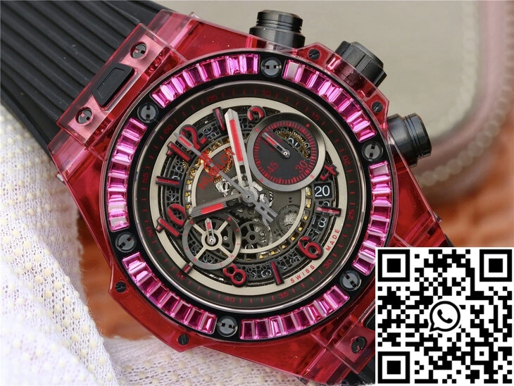 Affordable Hublot Big Bang 411.JX.4802.RT Red Case Black Strap 1760
