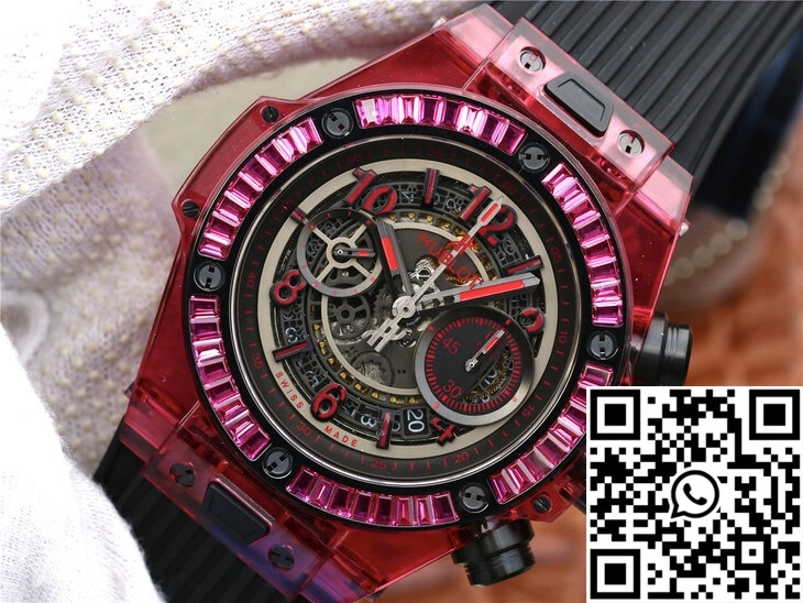Affordable Hublot Big Bang 411.JX.4802.RT Red Case Black Strap 1760