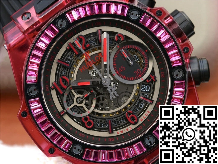 Affordable Hublot Big Bang 411.JX.4802.RT Red Case Black Strap 1760