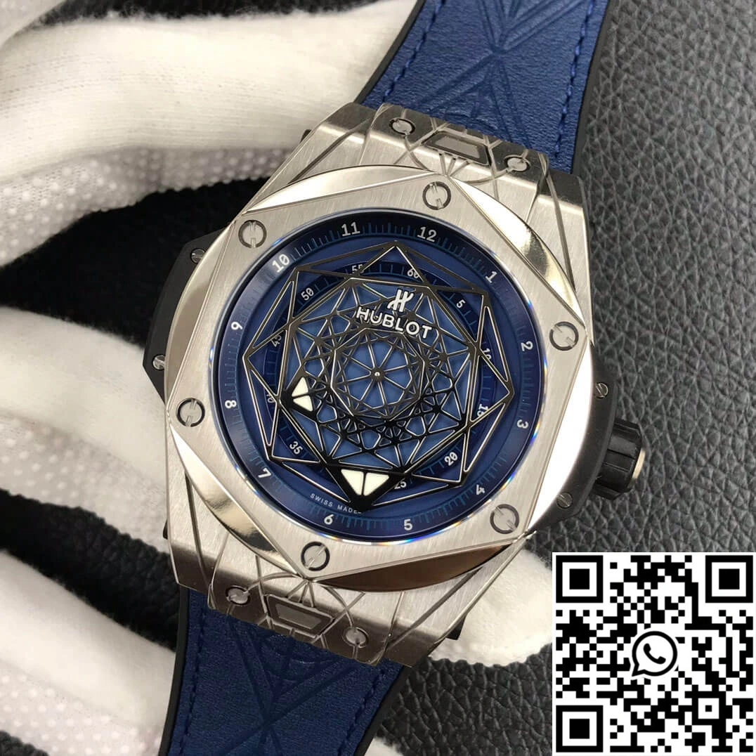 DailyWear Hublot Big Bang 415.NX.7179.VR.MXM18 WWF Factory Titanium Blue Dial 1749