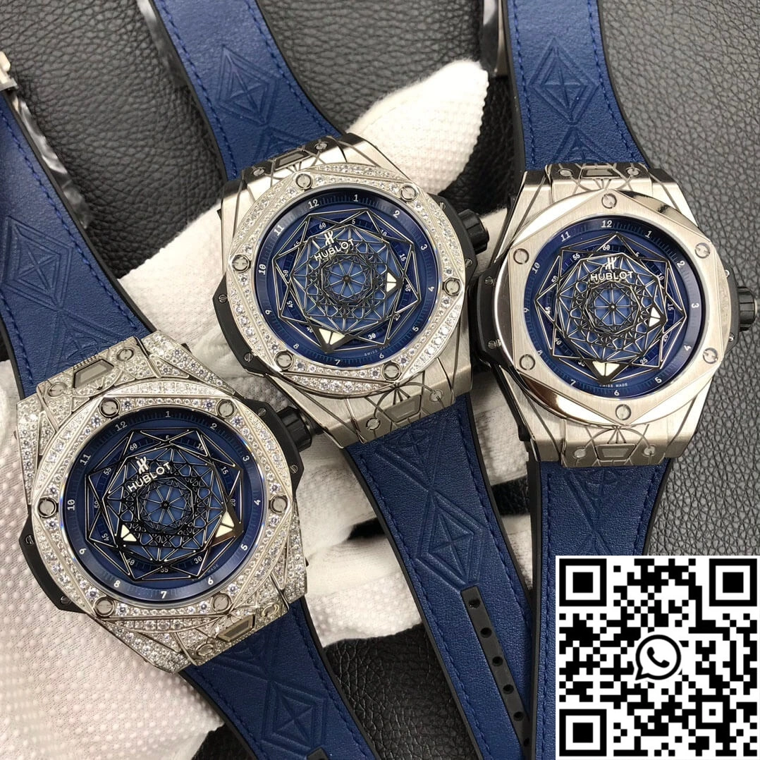 DailyWear Hublot Big Bang 415.NX.7179.VR.MXM18 WWF Factory Titanium Blue Dial 1749