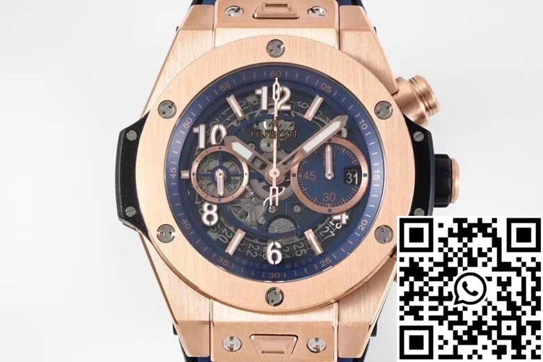 Affordable Hublot Big Bang 421.OX.5180.RX ZF Factory Rose Gold Blue Dial 1770