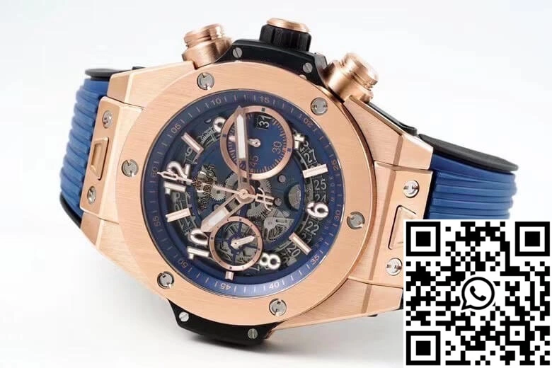 Affordable Hublot Big Bang 421.OX.5180.RX ZF Factory Rose Gold Blue Dial 1770