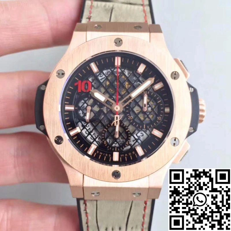 Hublot Big Bang Aero Bang Gold 311.PX.1180.GR Black Skeleton Dial WeatherProof 1768