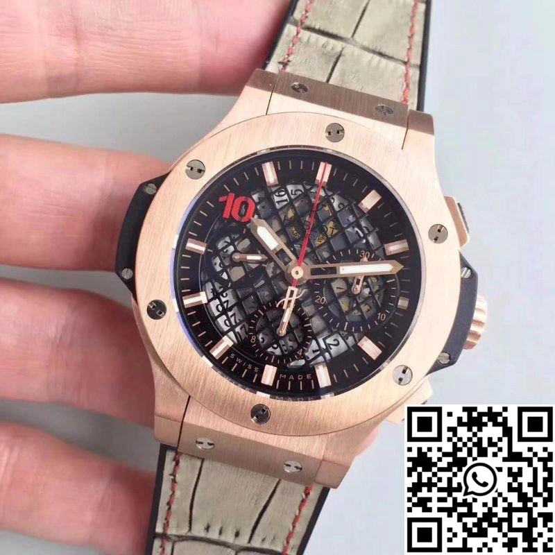 Hublot Big Bang Aero Bang Gold 311.PX.1180.GR Black Skeleton Dial WeatherProof 1768