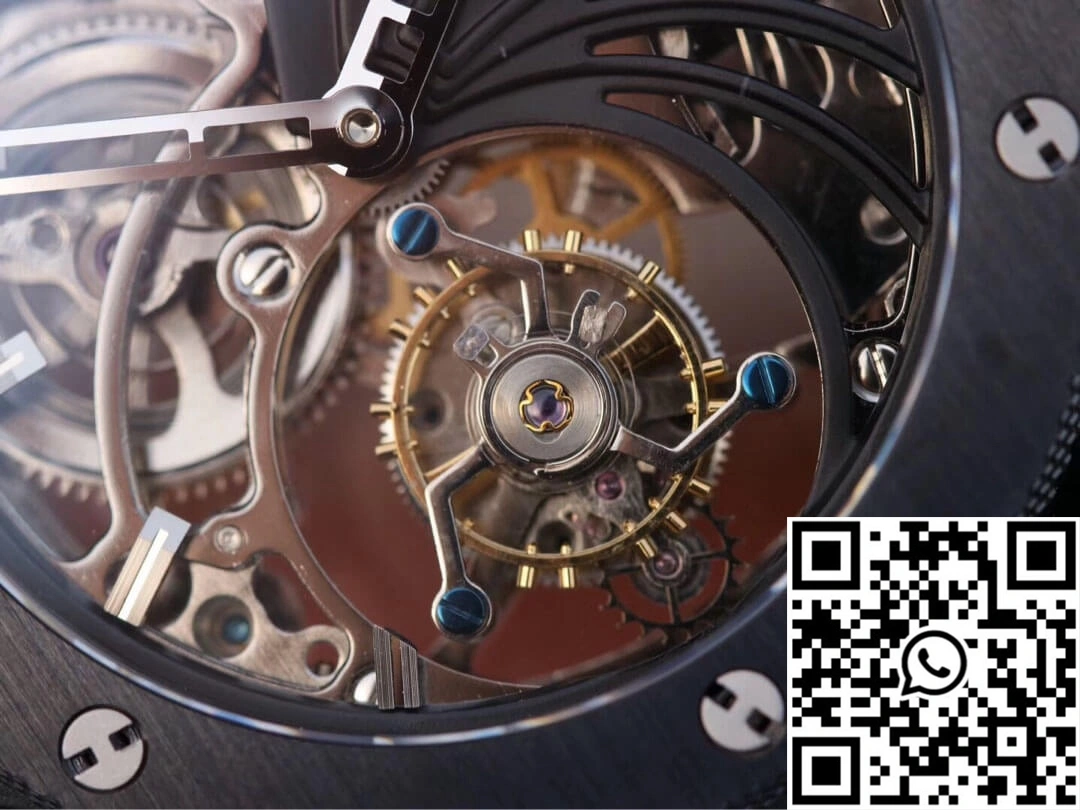 Premium Hublot Big Bang Hollow Tourbillon Ceramic Skeleton Dial 1796