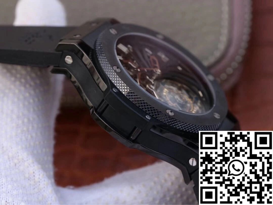 Premium Hublot Big Bang Hollow Tourbillon Ceramic Skeleton Dial 1796