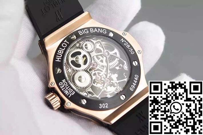 Contemporary Hublot Big Bang Hollow Tourbillon Skeleton Dial 1781
