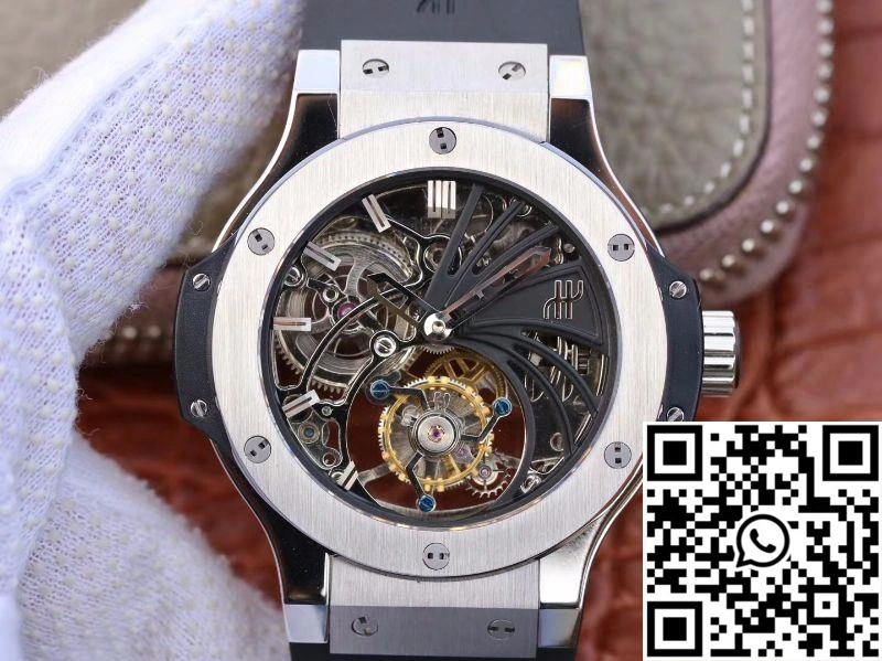 Hublot Big Bang Hollow Tourbillon Stainless Steel Case Skeleton Dial ZeroBulk 1772