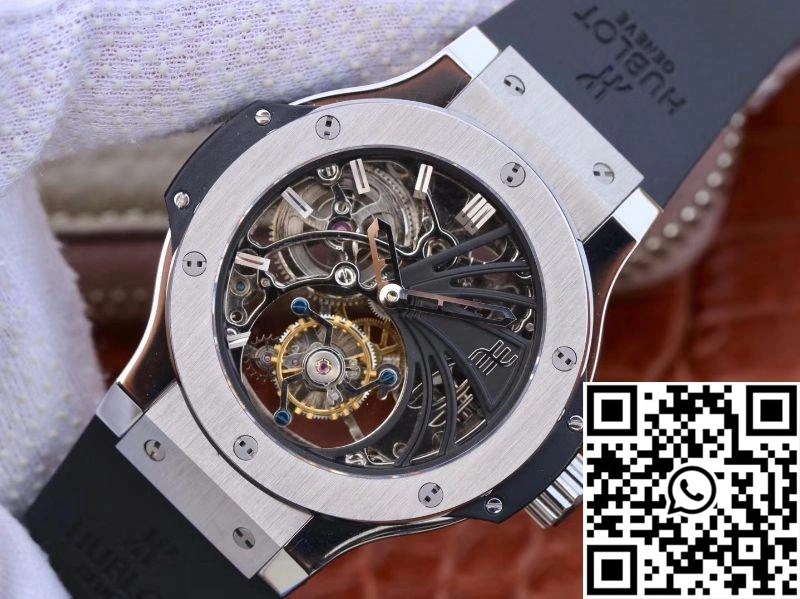 Hublot Big Bang Hollow Tourbillon Stainless Steel Case Skeleton Dial ZeroBulk 1772