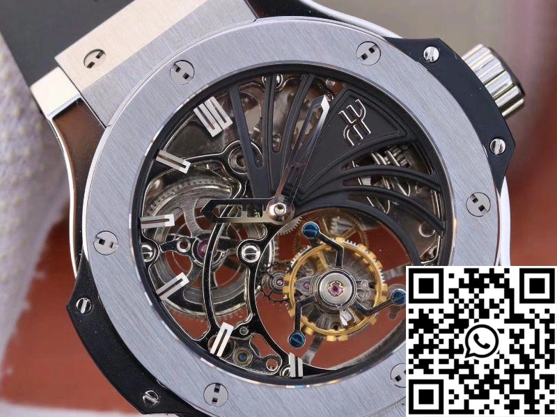 Hublot Big Bang Hollow Tourbillon Stainless Steel Case Skeleton Dial ZeroBulk 1772