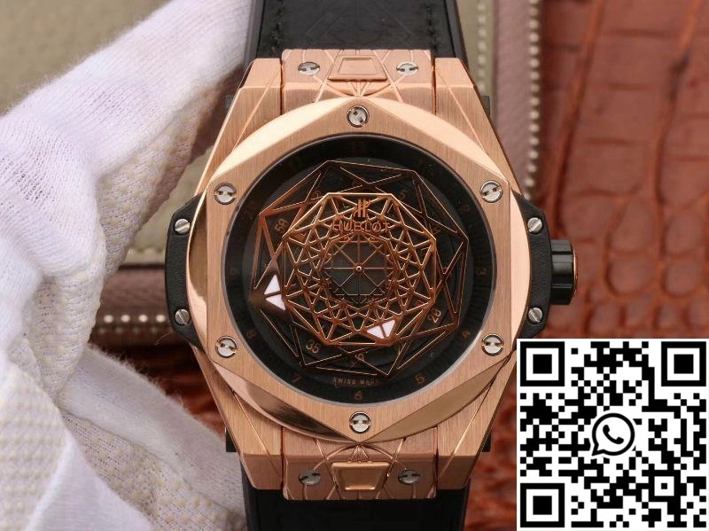 Hublot Big Bang Sang Bleu King Gold 415.OX.1118.VR.MXM17 TMF Factory Black Dial Classic 1753