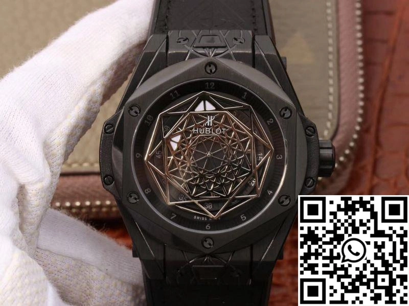 Reliable Hublot Big Bang Sang Bleu Magic 415.CX.1112.VR.MXM18 TMF Factory Black Dial 1750
