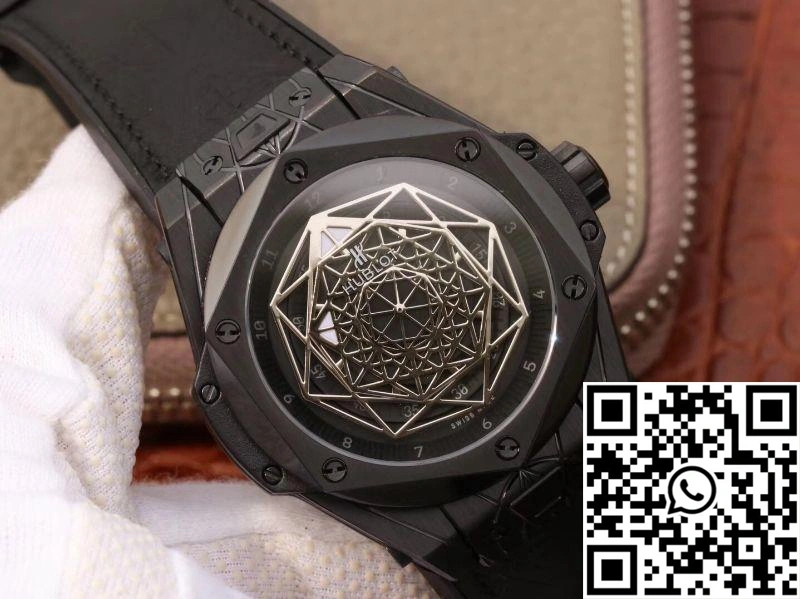 Reliable Hublot Big Bang Sang Bleu Magic 415.CX.1112.VR.MXM18 TMF Factory Black Dial 1750