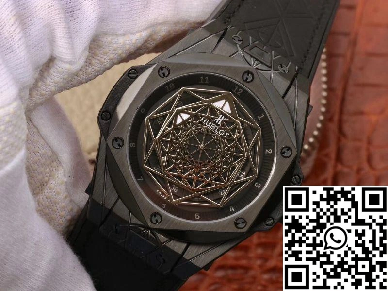 Reliable Hublot Big Bang Sang Bleu Magic 415.CX.1112.VR.MXM18 TMF Factory Black Dial 1750