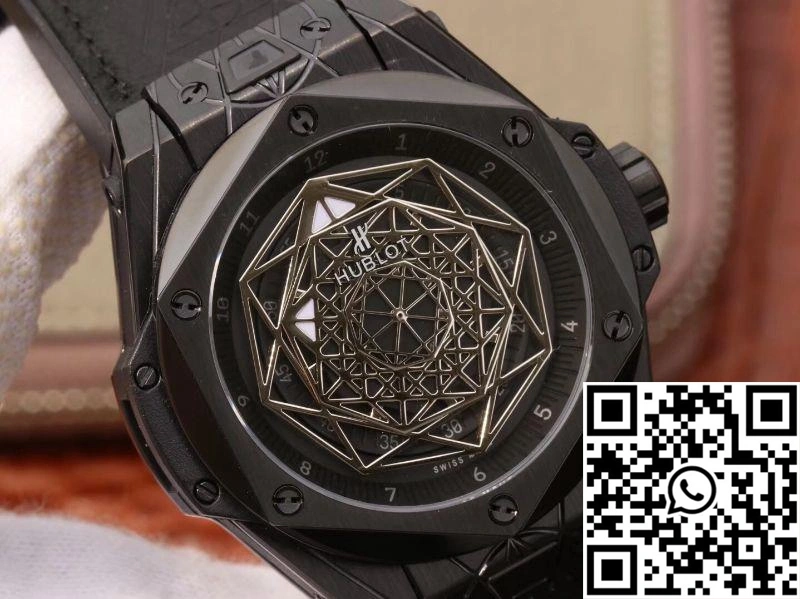 Reliable Hublot Big Bang Sang Bleu Magic 415.CX.1112.VR.MXM18 TMF Factory Black Dial 1750