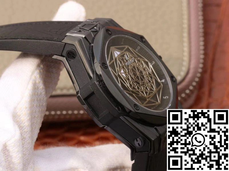 Reliable Hublot Big Bang Sang Bleu Magic 415.CX.1112.VR.MXM18 TMF Factory Black Dial 1750