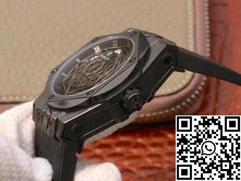 Reliable Hublot Big Bang Sang Bleu Magic 415.CX.1112.VR.MXM18 TMF Factory Black Dial 1750