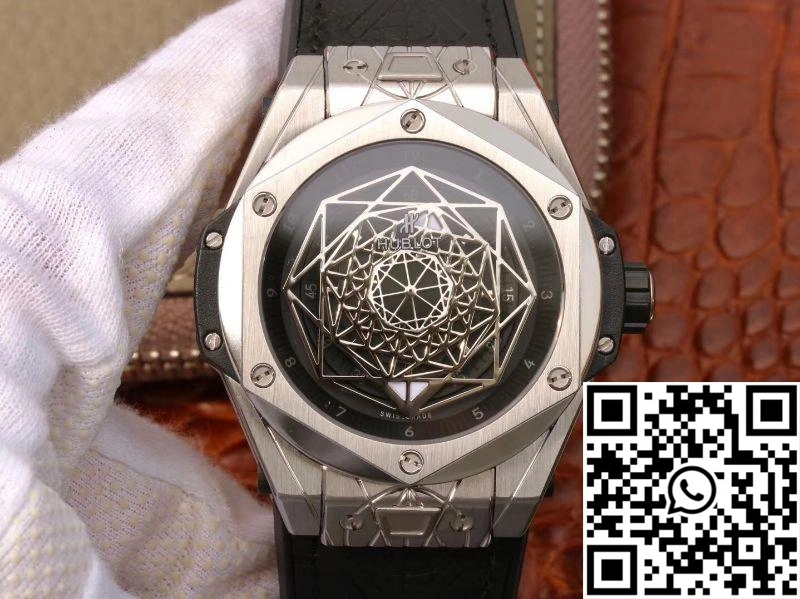 Affordable Hublot Big Bang Sang Bleu Titanium 415.NX.1112.VR.MXM16 TMF Factory Black Dial 1787