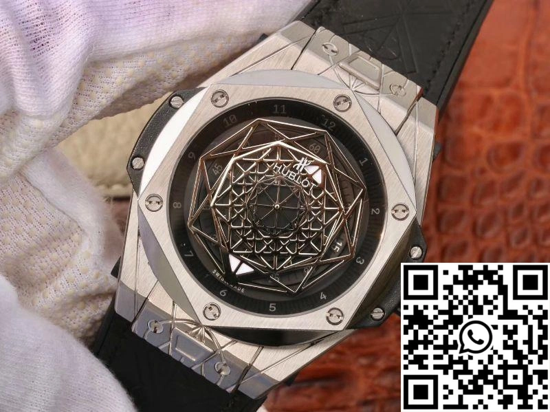 Affordable Hublot Big Bang Sang Bleu Titanium 415.NX.1112.VR.MXM16 TMF Factory Black Dial 1787