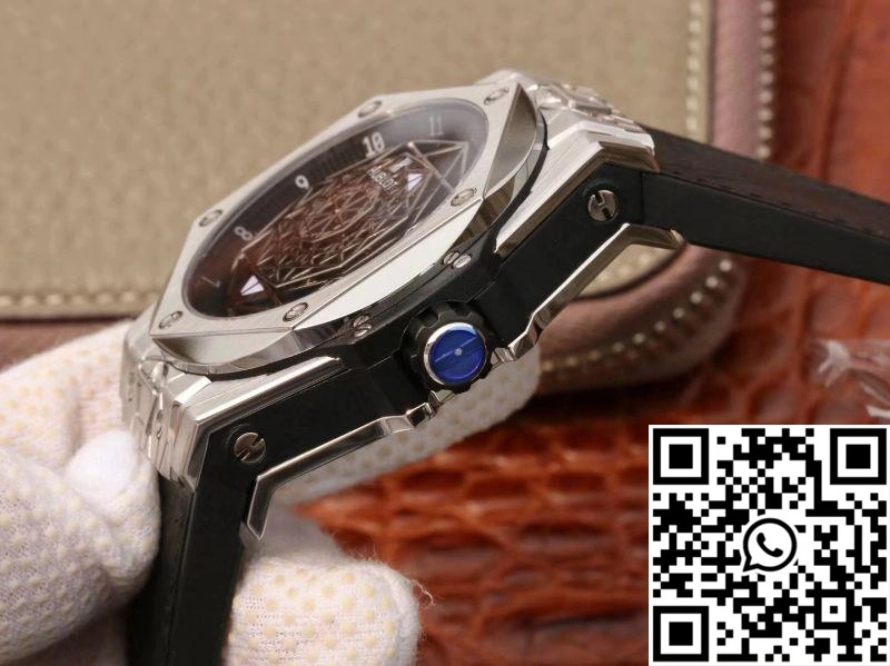 Affordable Hublot Big Bang Sang Bleu Titanium 415.NX.1112.VR.MXM16 TMF Factory Black Dial 1787