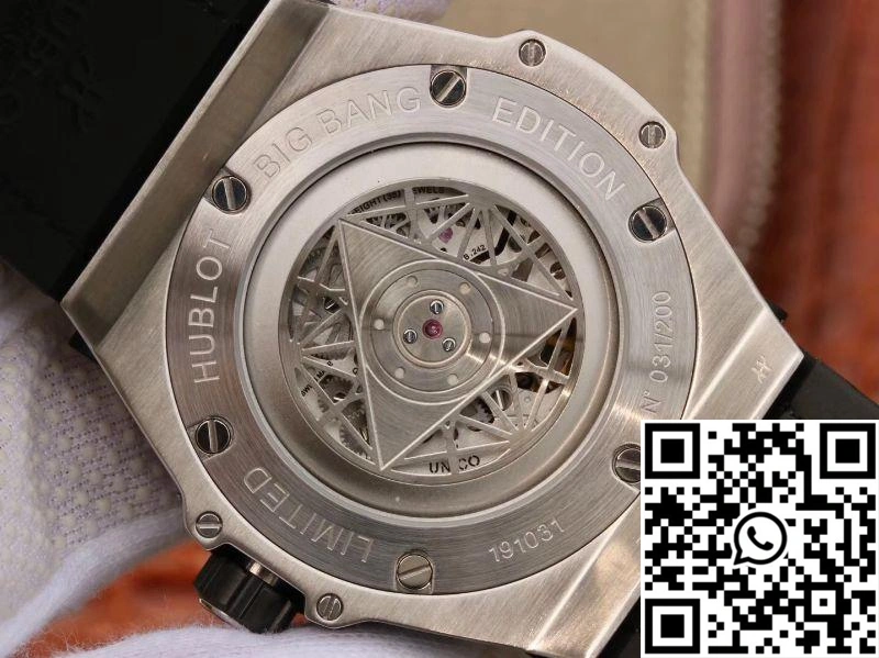 Affordable Hublot Big Bang Sang Bleu Titanium 415.NX.1112.VR.MXM16 TMF Factory Black Dial 1787
