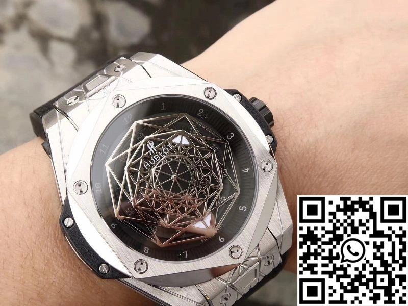 Affordable Hublot Big Bang Sang Bleu Titanium 415.NX.1112.VR.MXM16 TMF Factory Black Dial 1787