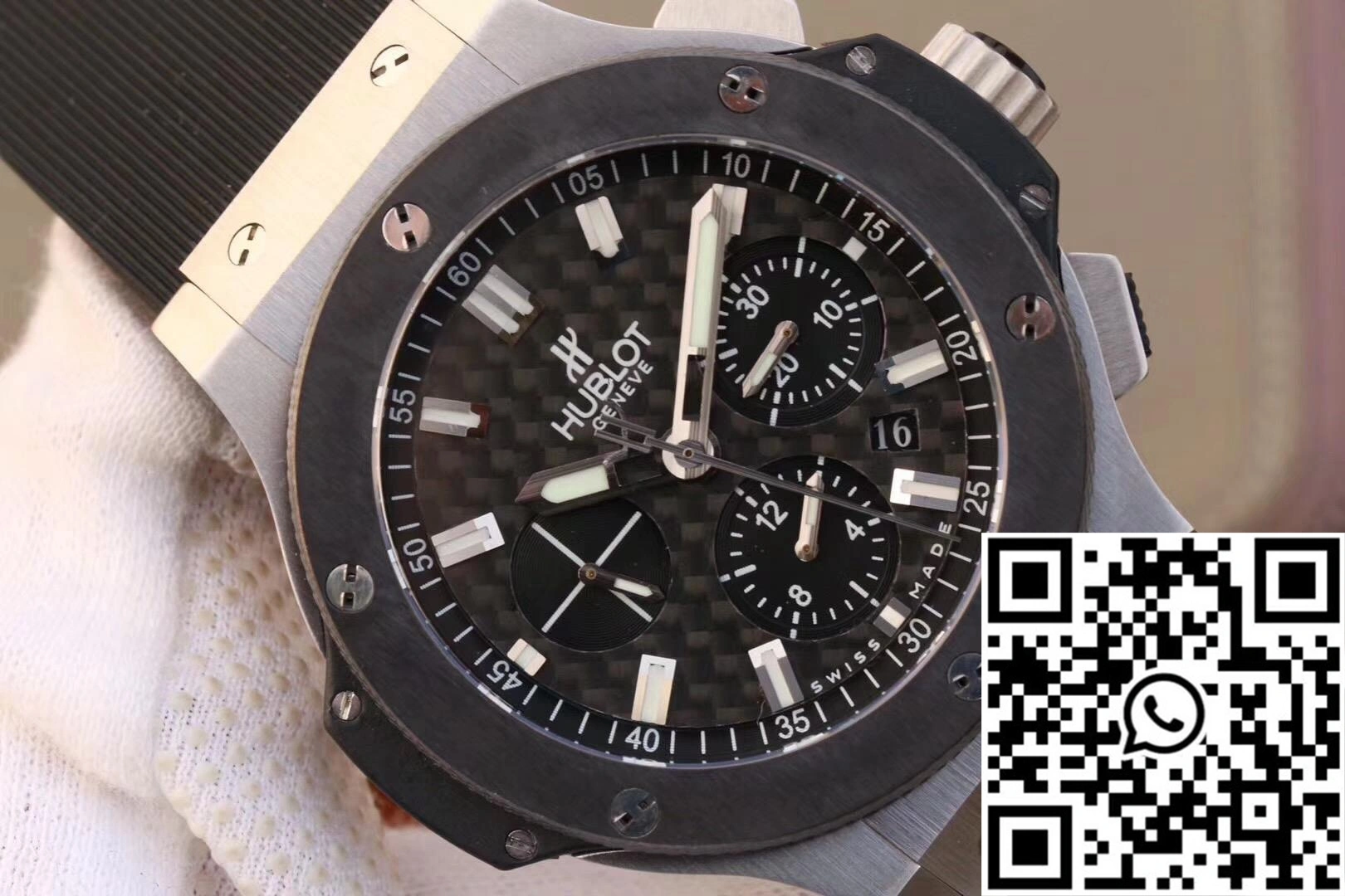 Hublot Big Bang Steel Ceramic 301.SB.131.RX HBB V6 Factory Carbon Fiber Dial Supportive 1773