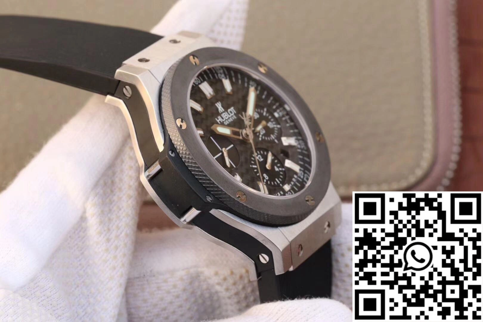 Hublot Big Bang Steel Ceramic 301.SB.131.RX HBB V6 Factory Carbon Fiber Dial Supportive 1773