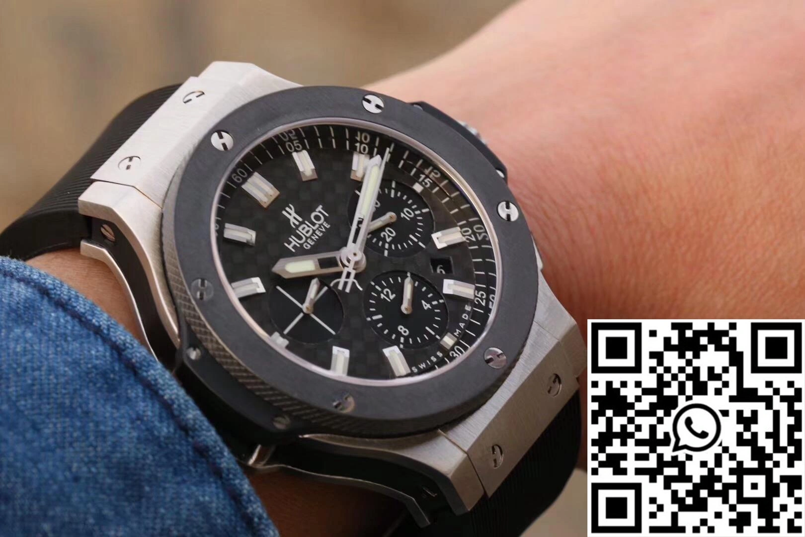 Hublot Big Bang Steel Ceramic 301.SB.131.RX HBB V6 Factory Carbon Fiber Dial Supportive 1773