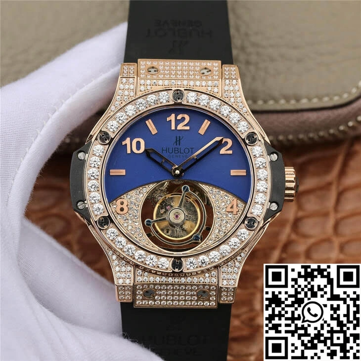 RelaxedFit Hublot Big Bang Tourbillon Rose Gold Diamond Dial 1789