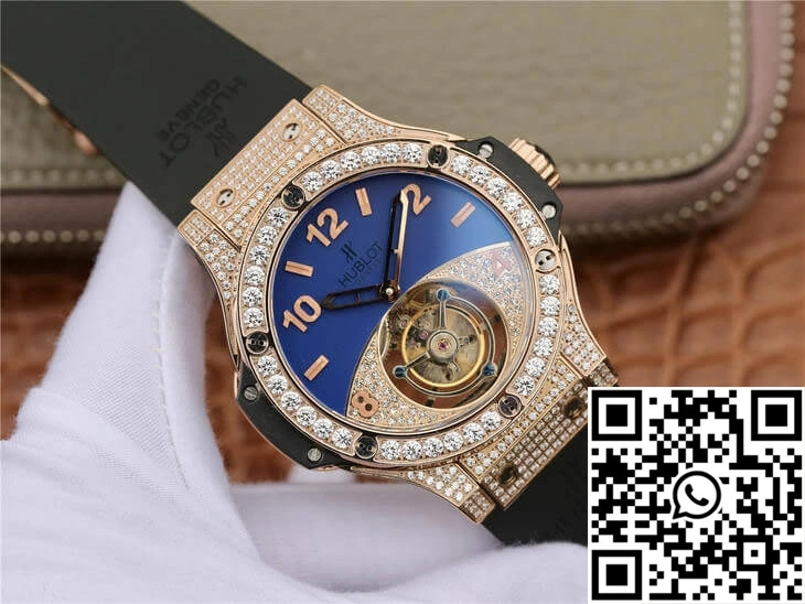 RelaxedFit Hublot Big Bang Tourbillon Rose Gold Diamond Dial 1789