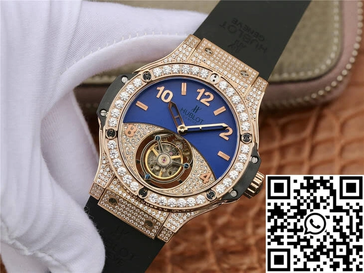 RelaxedFit Hublot Big Bang Tourbillon Rose Gold Diamond Dial 1789