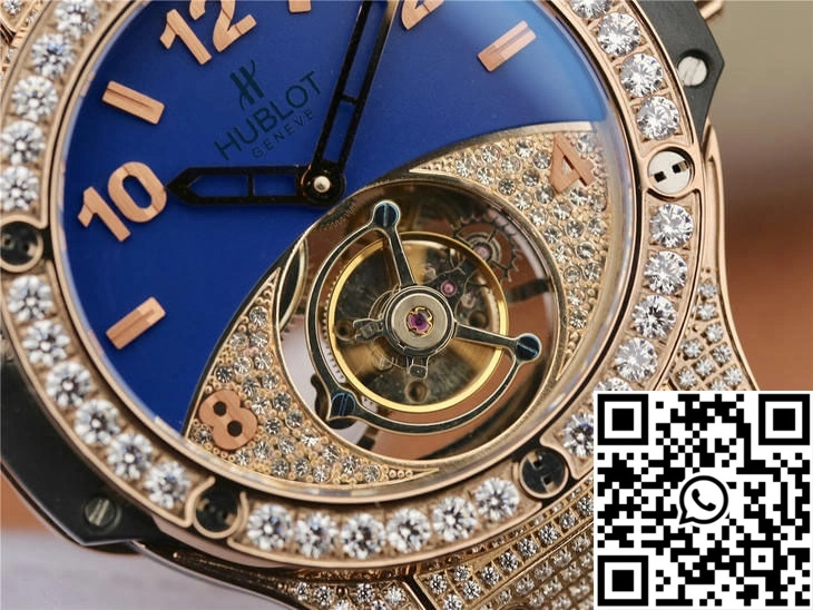 RelaxedFit Hublot Big Bang Tourbillon Rose Gold Diamond Dial 1789