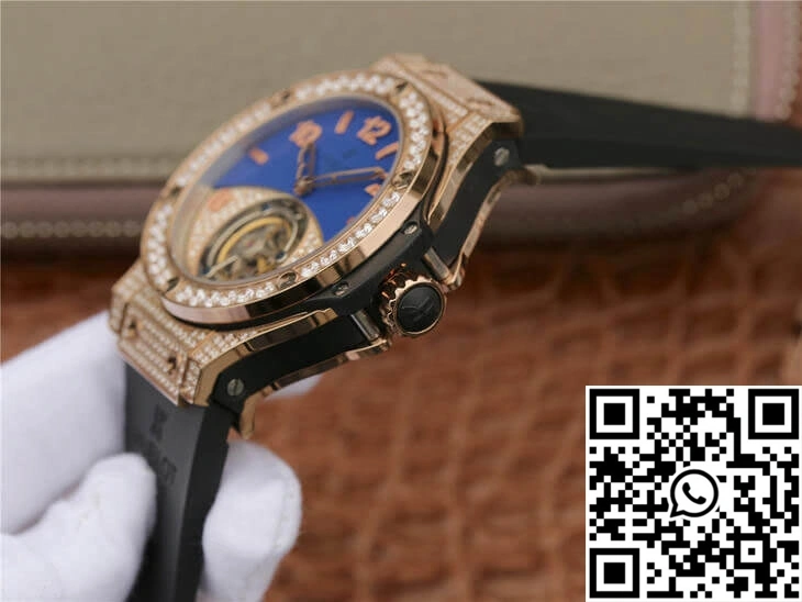 RelaxedFit Hublot Big Bang Tourbillon Rose Gold Diamond Dial 1789