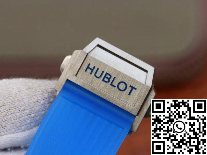 Stretchable Hublot Big Bang Unico 411.JX.4802.RT Blue Strap Skeleton Dial 1759