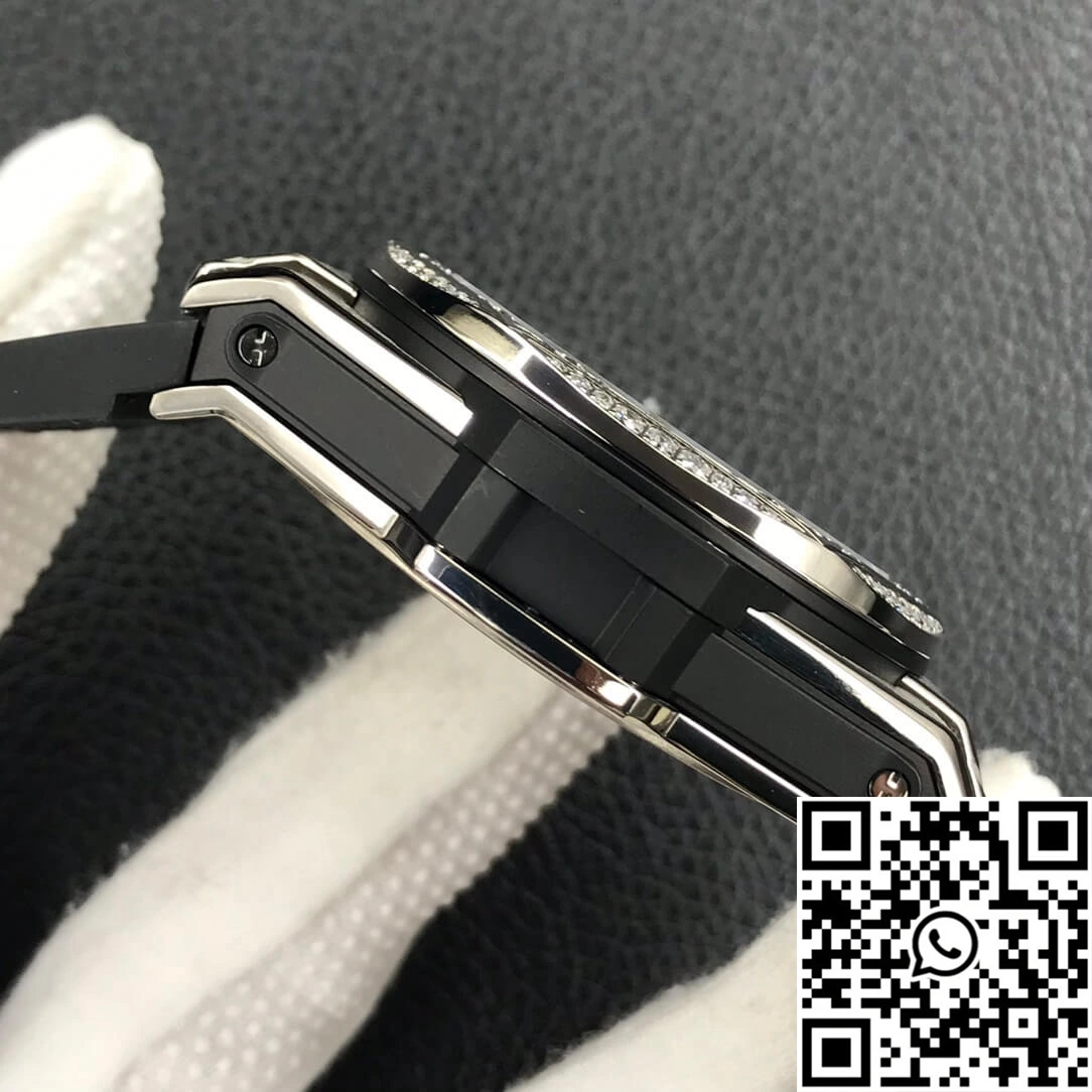 Breathable Hublot Big Bang WWF Factory Titanium Full Diamond Case 1808