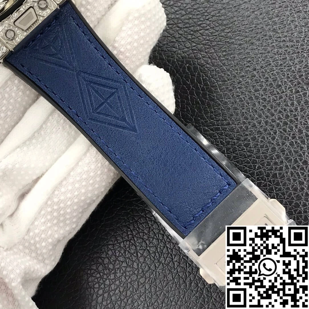 Breathable Hublot Big Bang WWF Factory Titanium Full Diamond Case 1808