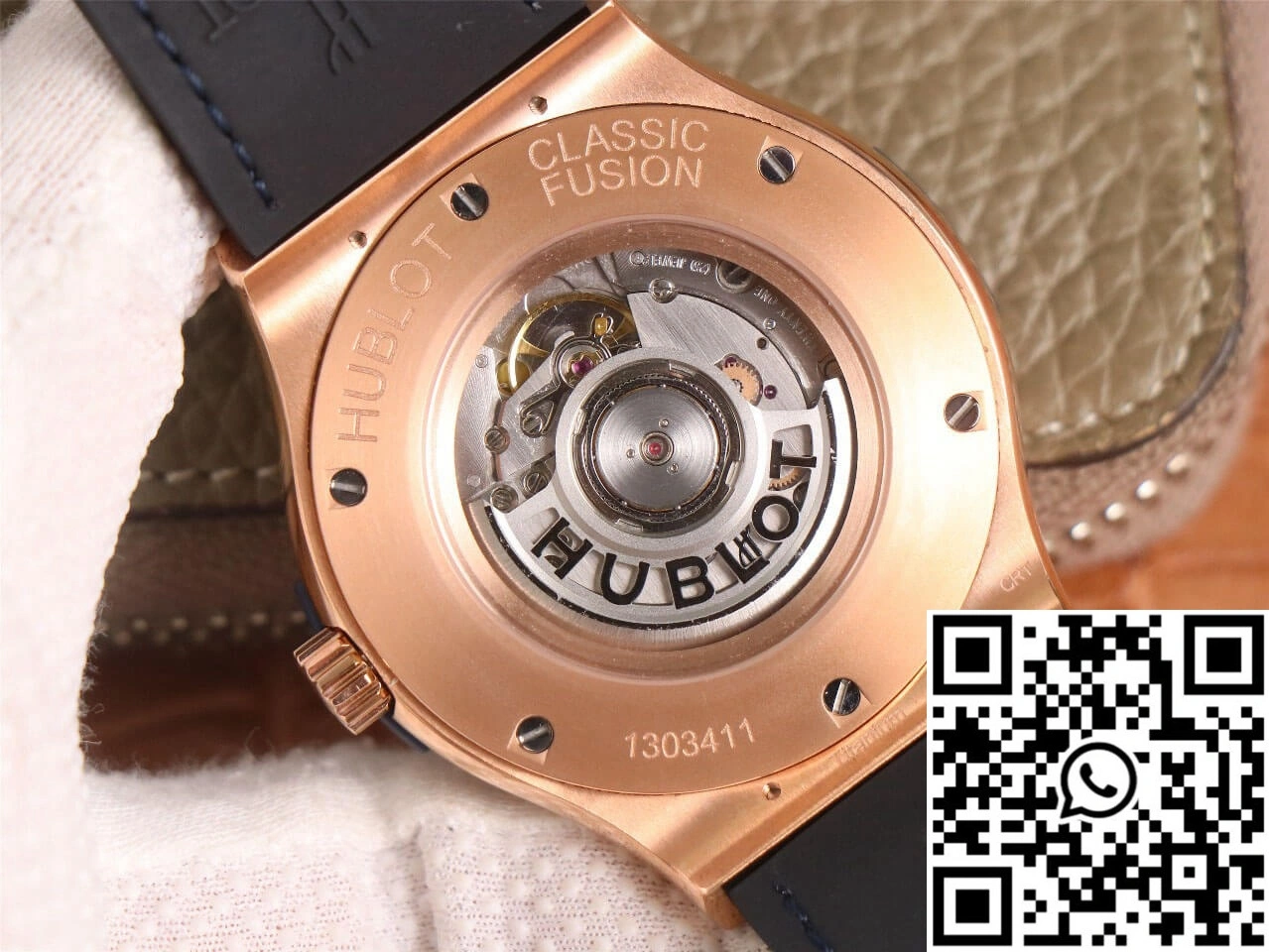 Hublot  Fusion 511.OX.7180.LR WWF Factory Rose Gold Blue Dial WrinkleFree 1811