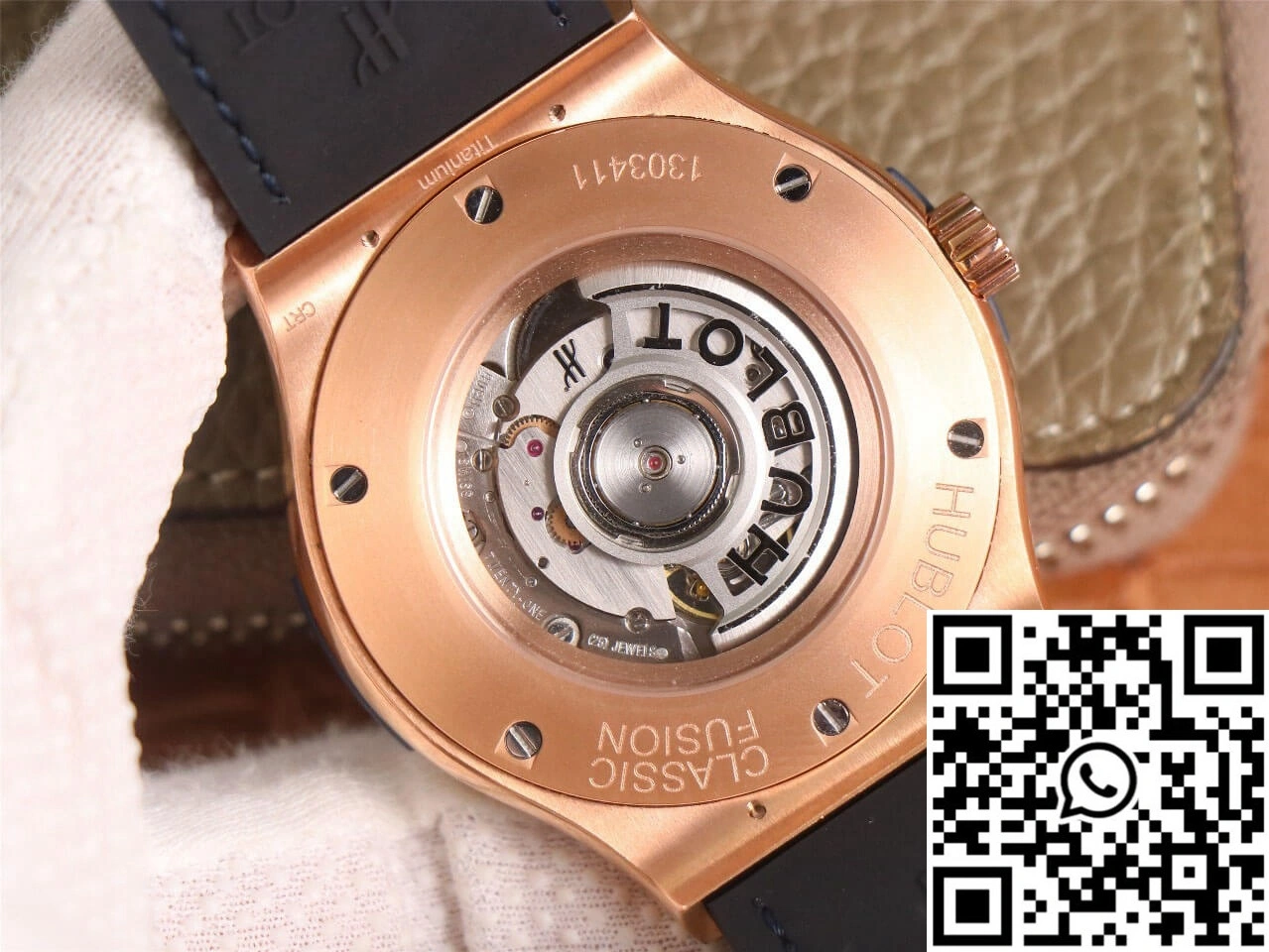 Hublot  Fusion 511.OX.7180.LR WWF Factory Rose Gold Blue Dial WrinkleFree 1811