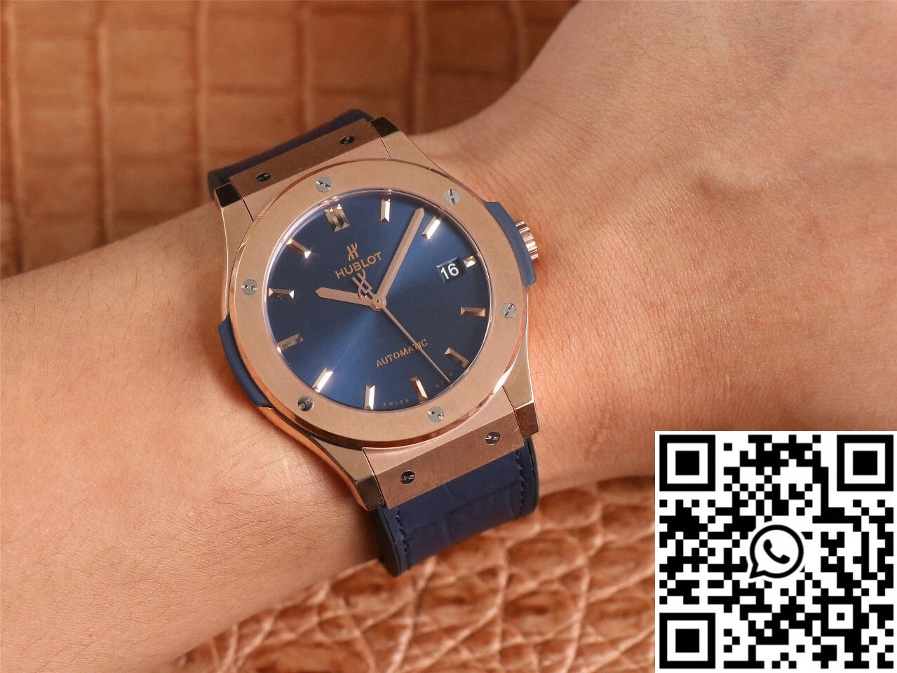 Hublot  Fusion 511.OX.7180.LR WWF Factory Rose Gold Blue Dial WrinkleFree 1811
