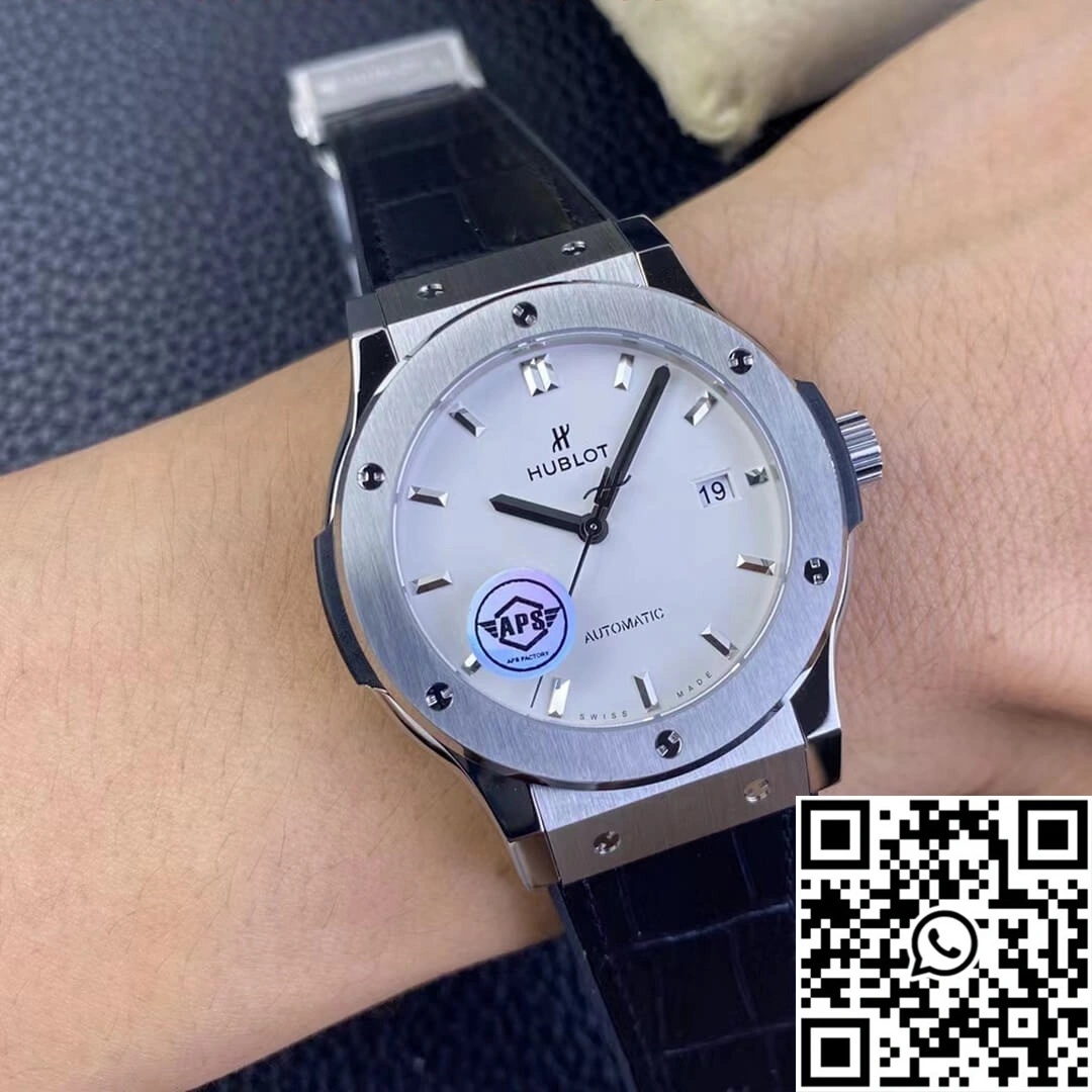 Durable Hublot  Fusion 542.NX.2611.LR 42MM APS Factory White Dial 1820