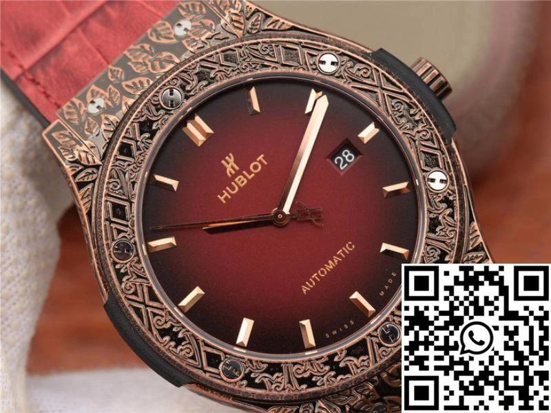 Chic Hublot  Fusion Arturo Fuente Limited Edition 511.OX.6670.LR.OPX17 JJ Factory Red Dial 1824