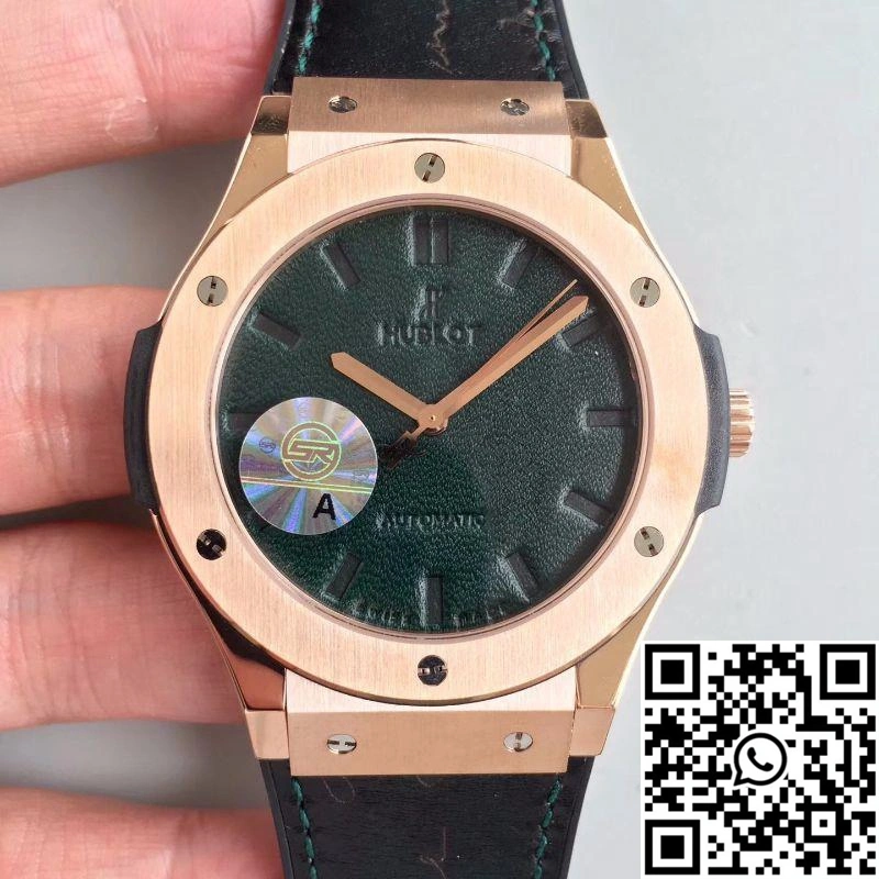 TravelReady Hublot  Fusion Berluti Scritto 511.OX.0500.VR.BER16 JJ Factory V2 Green Dial 1821