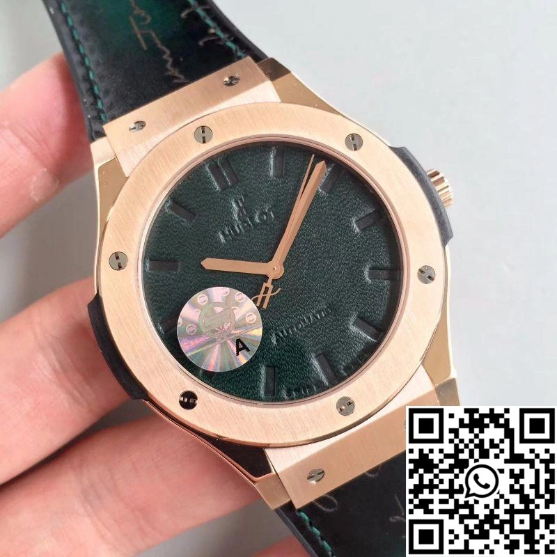 TravelReady Hublot  Fusion Berluti Scritto 511.OX.0500.VR.BER16 JJ Factory V2 Green Dial 1821