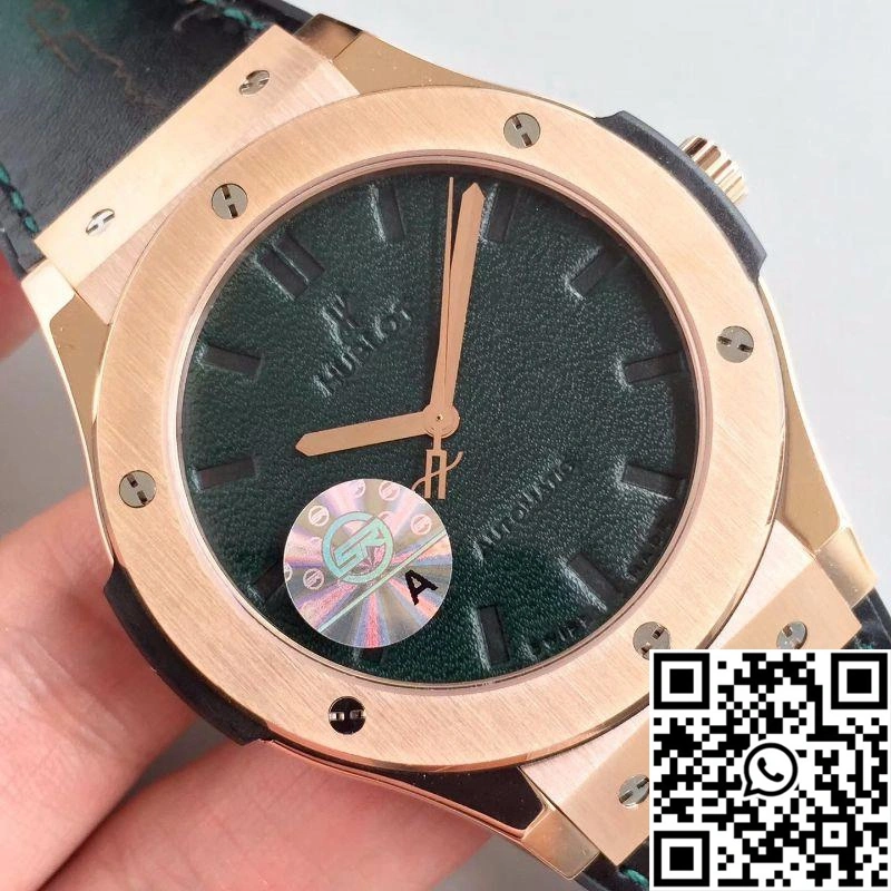 TravelReady Hublot  Fusion Berluti Scritto 511.OX.0500.VR.BER16 JJ Factory V2 Green Dial 1821