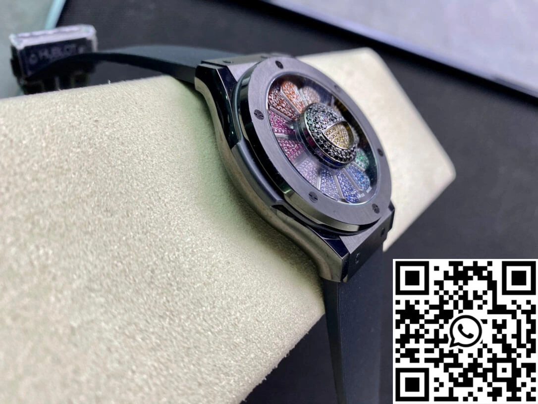 Hublot  Fusion Takashi Murakami 507.CX.9000.RX.TAK21 Sunflower Ceramic Bezel Supportive 1853