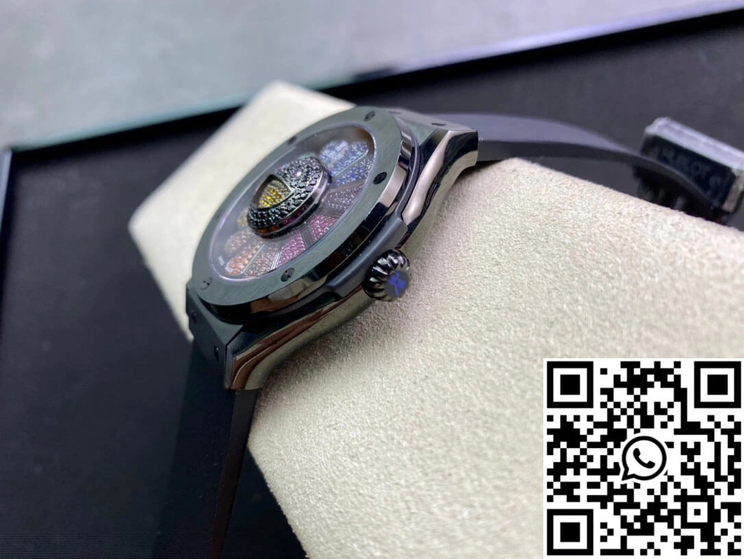 Hublot  Fusion Takashi Murakami 507.CX.9000.RX.TAK21 Sunflower Ceramic Bezel Supportive 1853