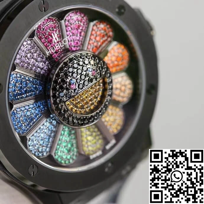 Neat Hublot  Fusion Takashi Murakami 507.CX.9000.RX.TAK21 Sunflower Colored Dial 1841